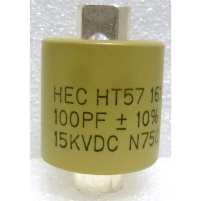 Image for HT57Y101KA  High Energy Doorknob Capacitor 100pf 15kv 10%  