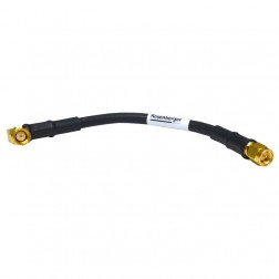Right Angle Plug to Straight Plug